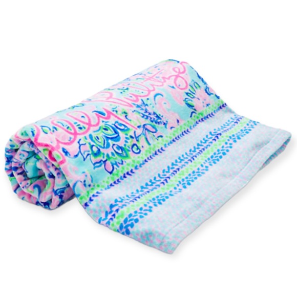 Lilly Pulitzer Bath Lilly Pulitzer Beach Towel Blue Horizon Jungle